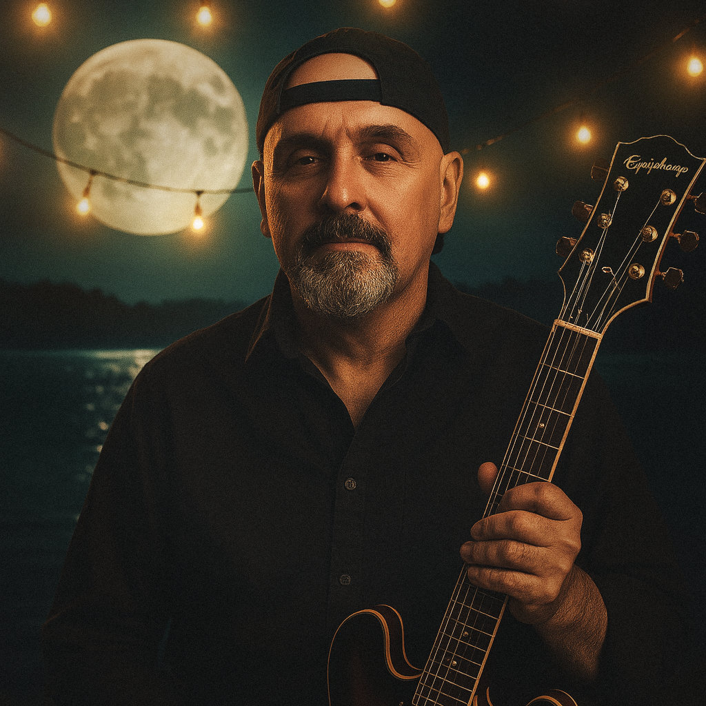 Rick Kelly with guitar