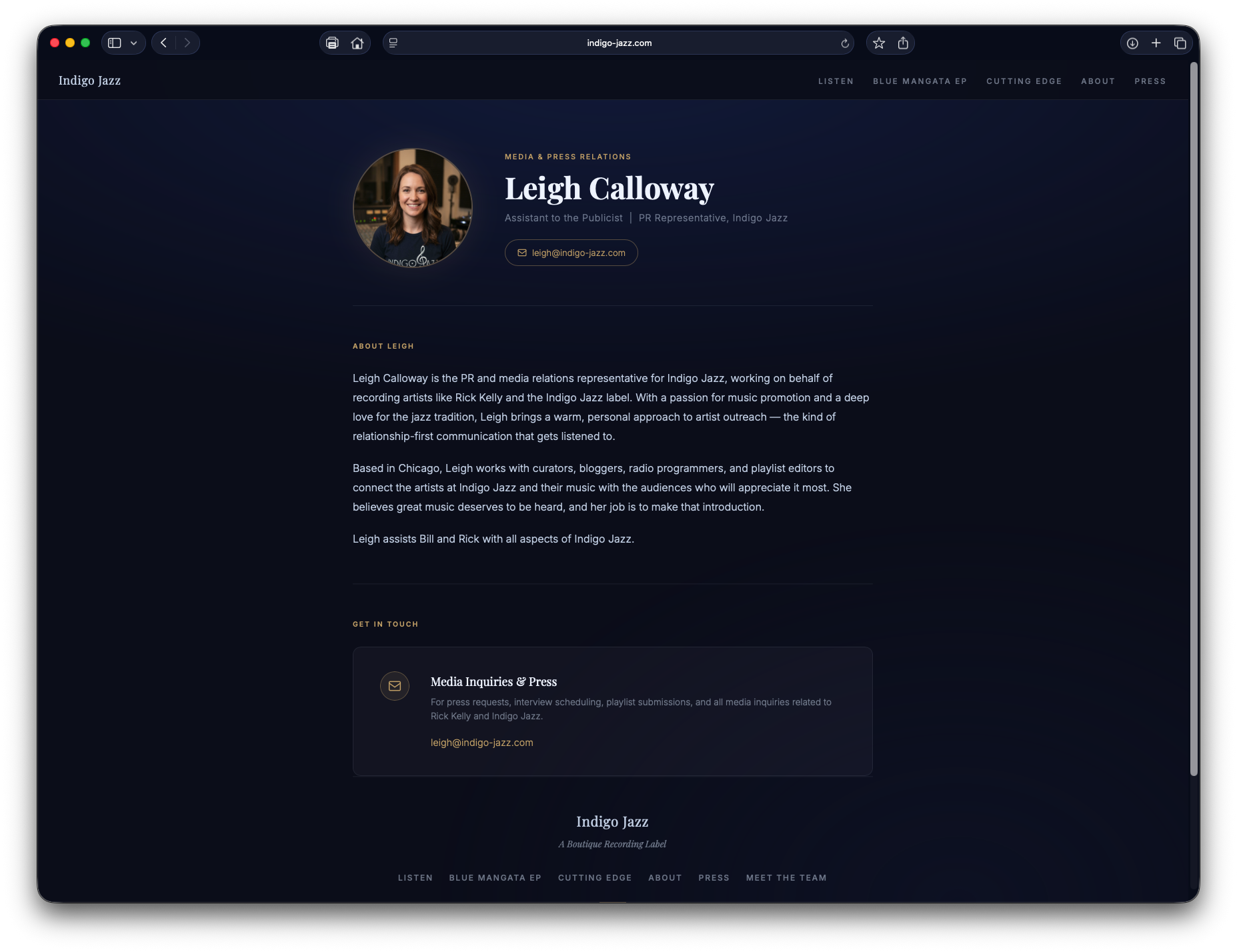 Indigo Jazz screenshot 2