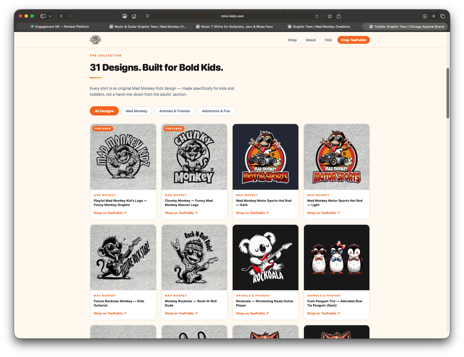 Mad Monkey Kidz screenshot 2