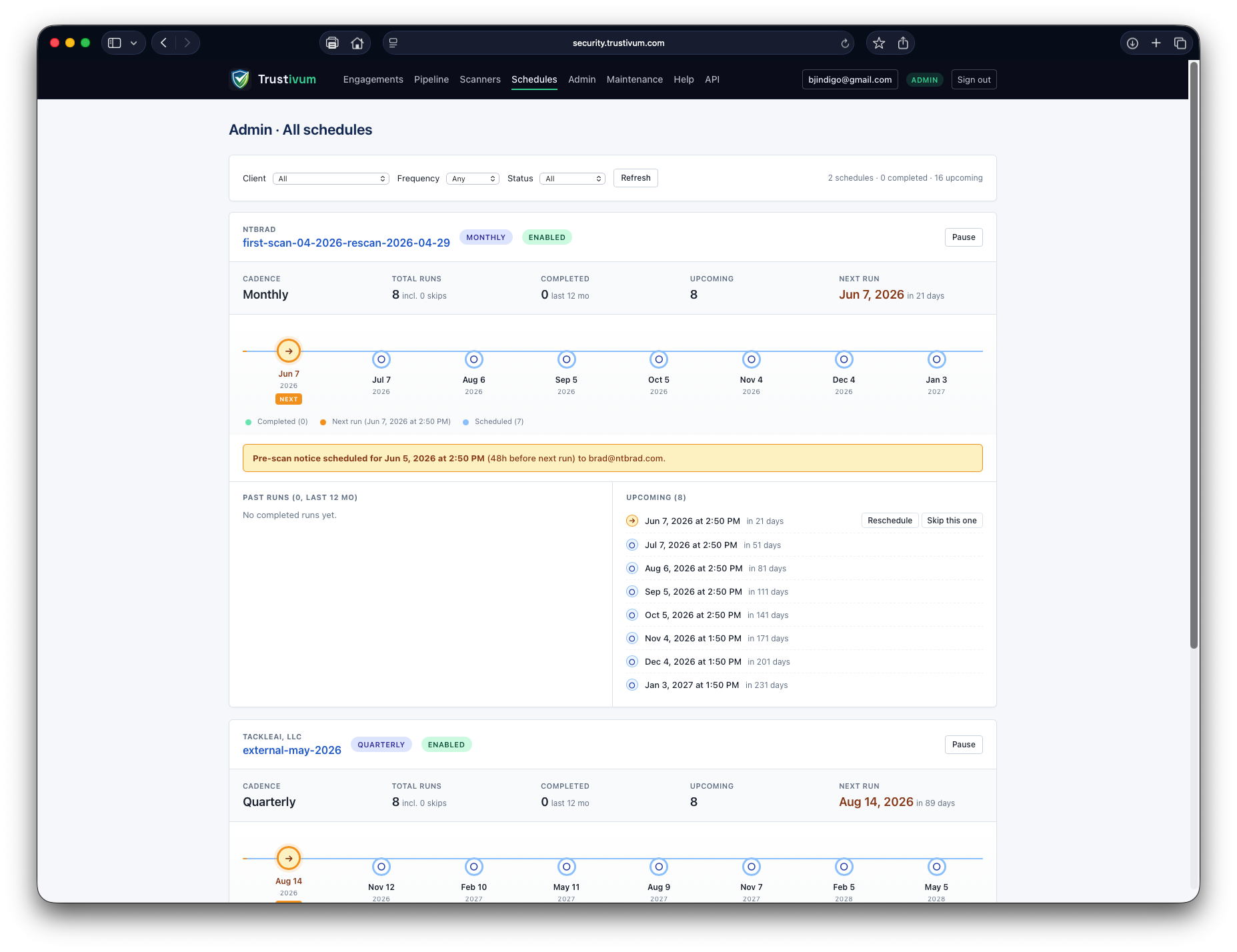 Trustivum: Security screenshot 2