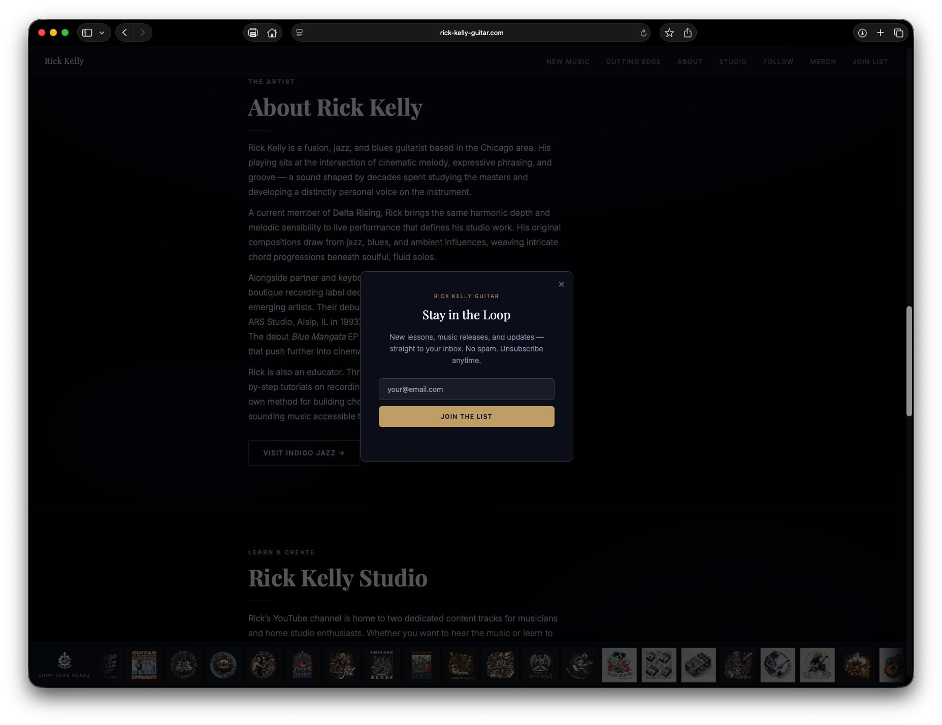 Rick Kelly Guitar screenshot 2